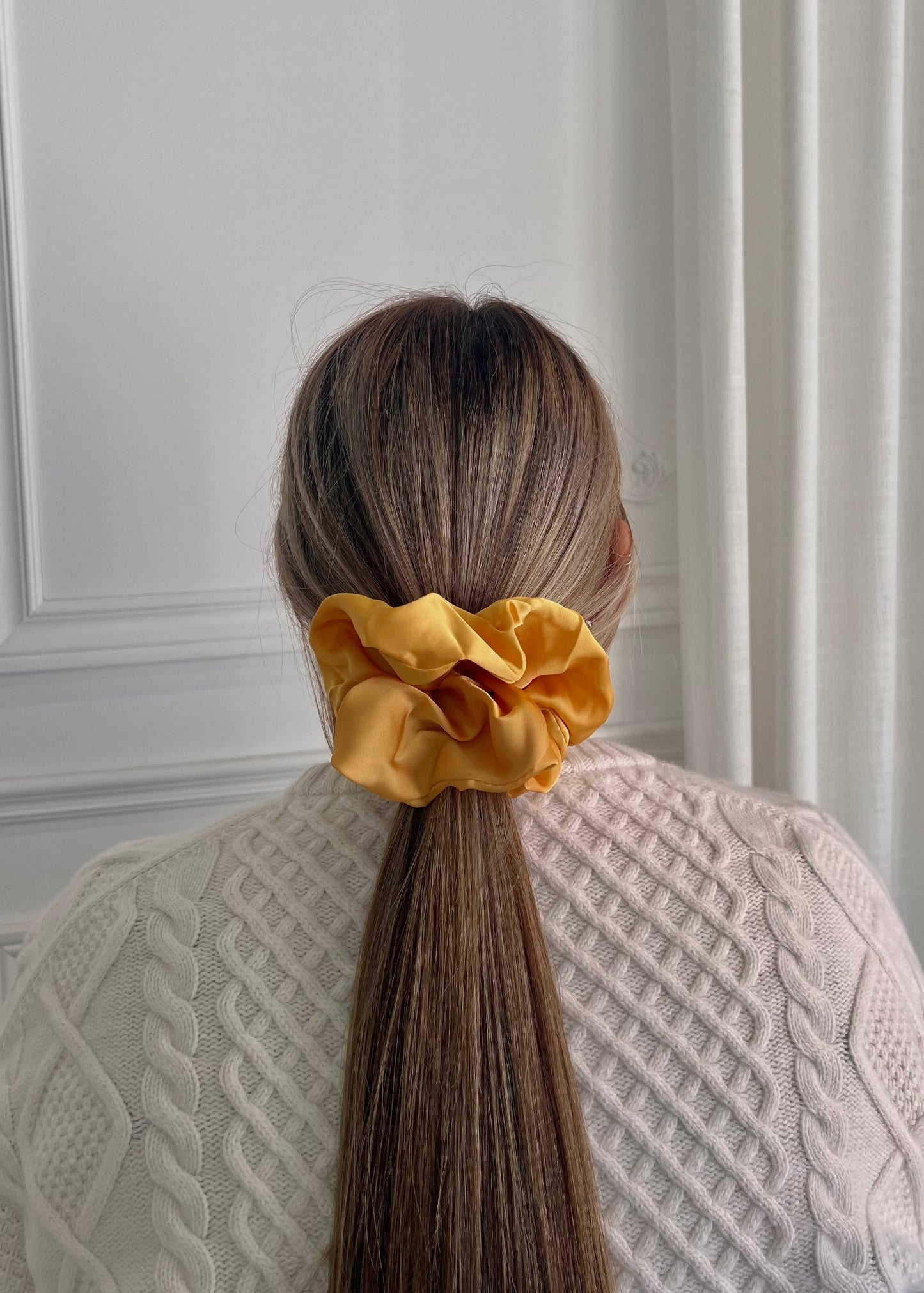 Chouchou XL - Jaune moutarde