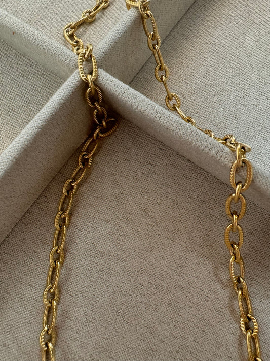 Collier Chaîne Torsadée - Or