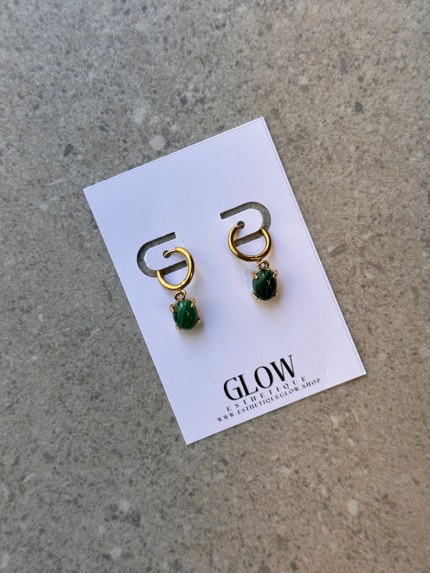 Boucles d’oreilles Jade - Or