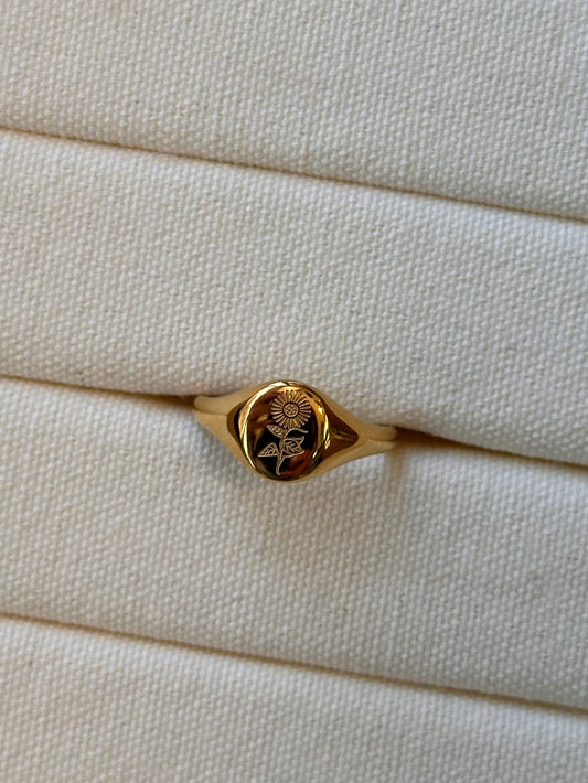 Bague Sunflower - Or