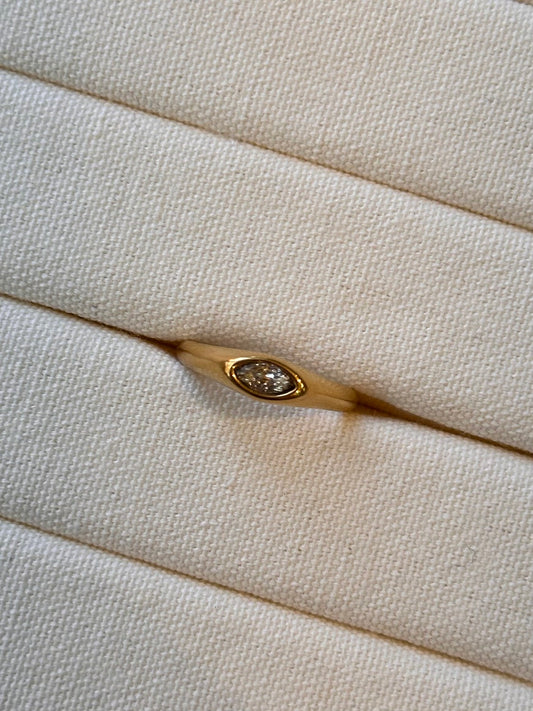 Bague Estelle Blanche - Or