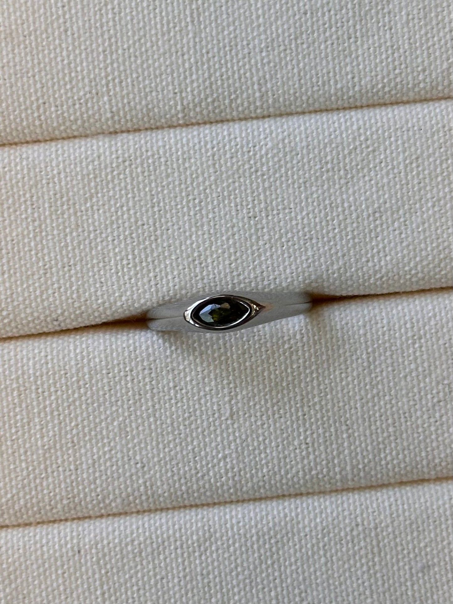 Bague Estelle Olive - Argent