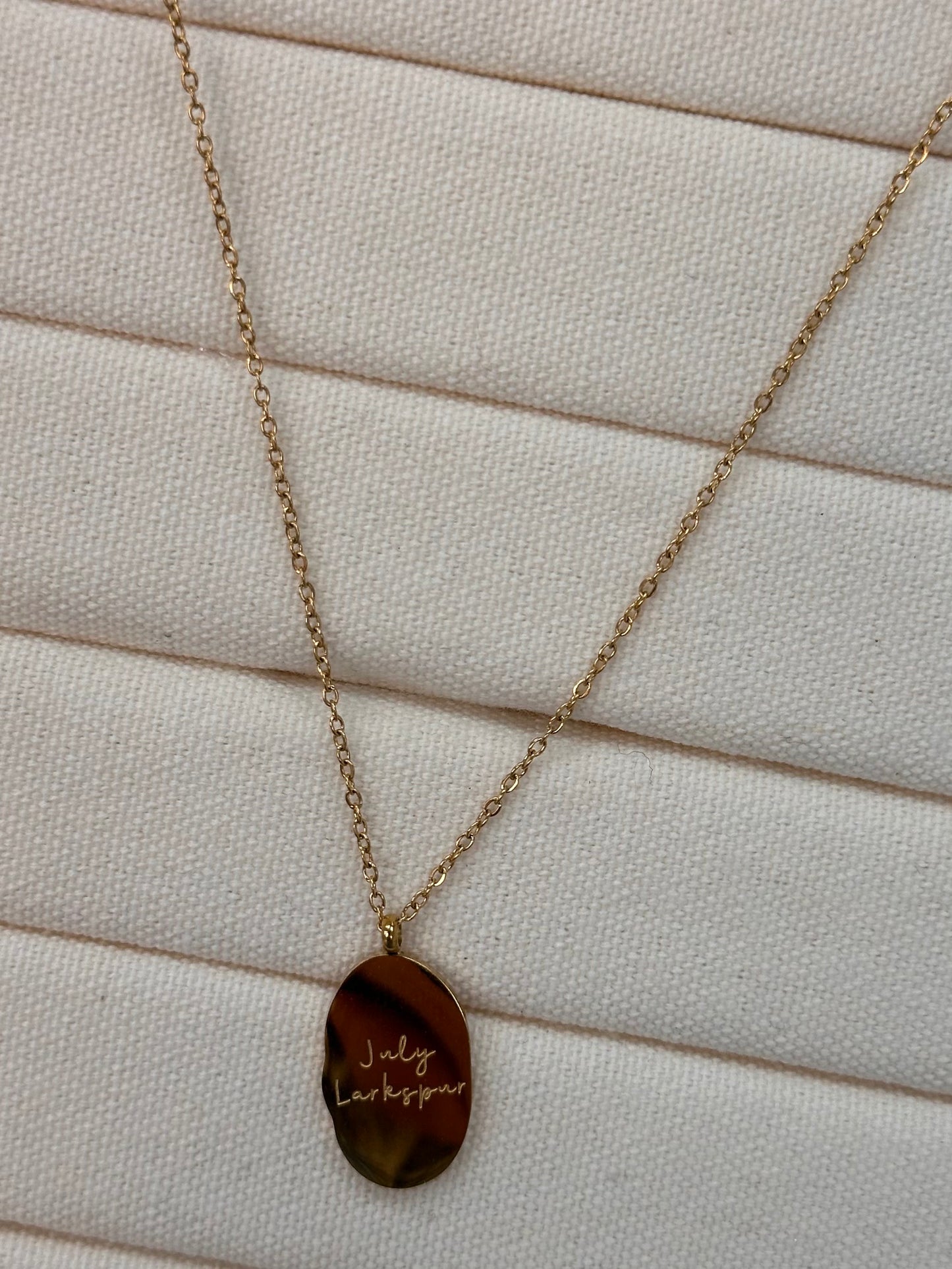 Collier Fleur Juillet - Or