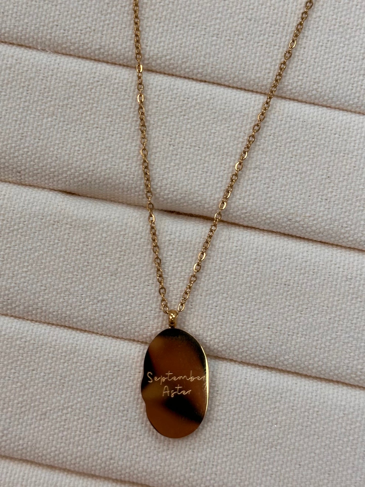 Collier Fleur Septembre - Or