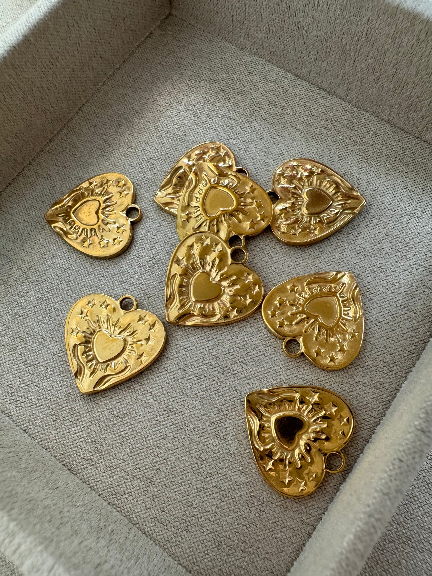 Breloque Big Heart - Or