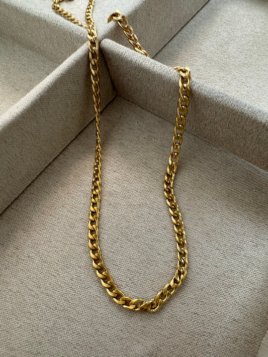 Collier Moyenne Maille - Or