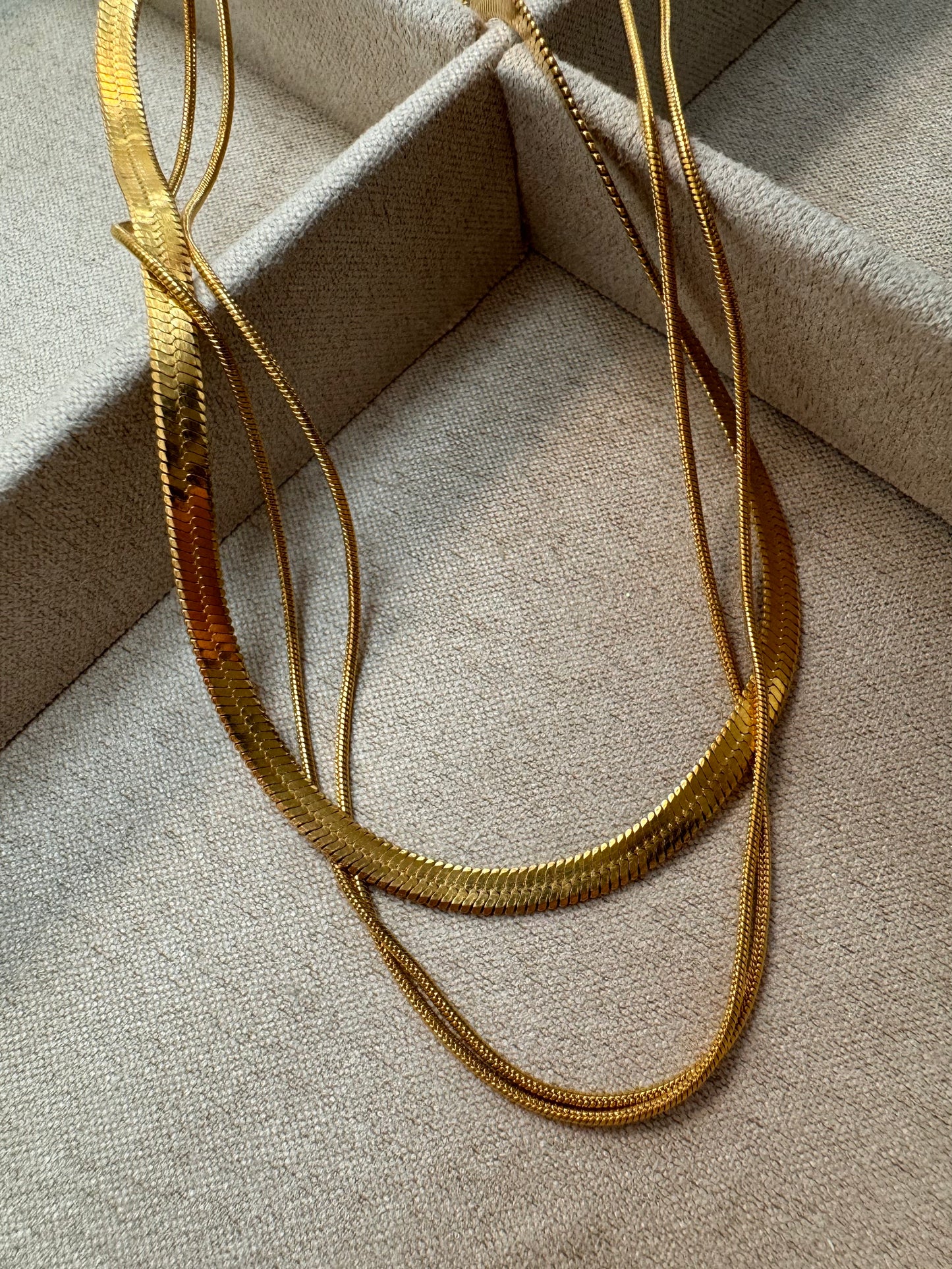 Collier Cléopâtre Triple - Or