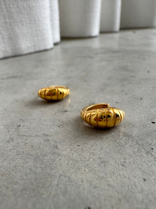 Boucles d’oreilles Croissant - Or