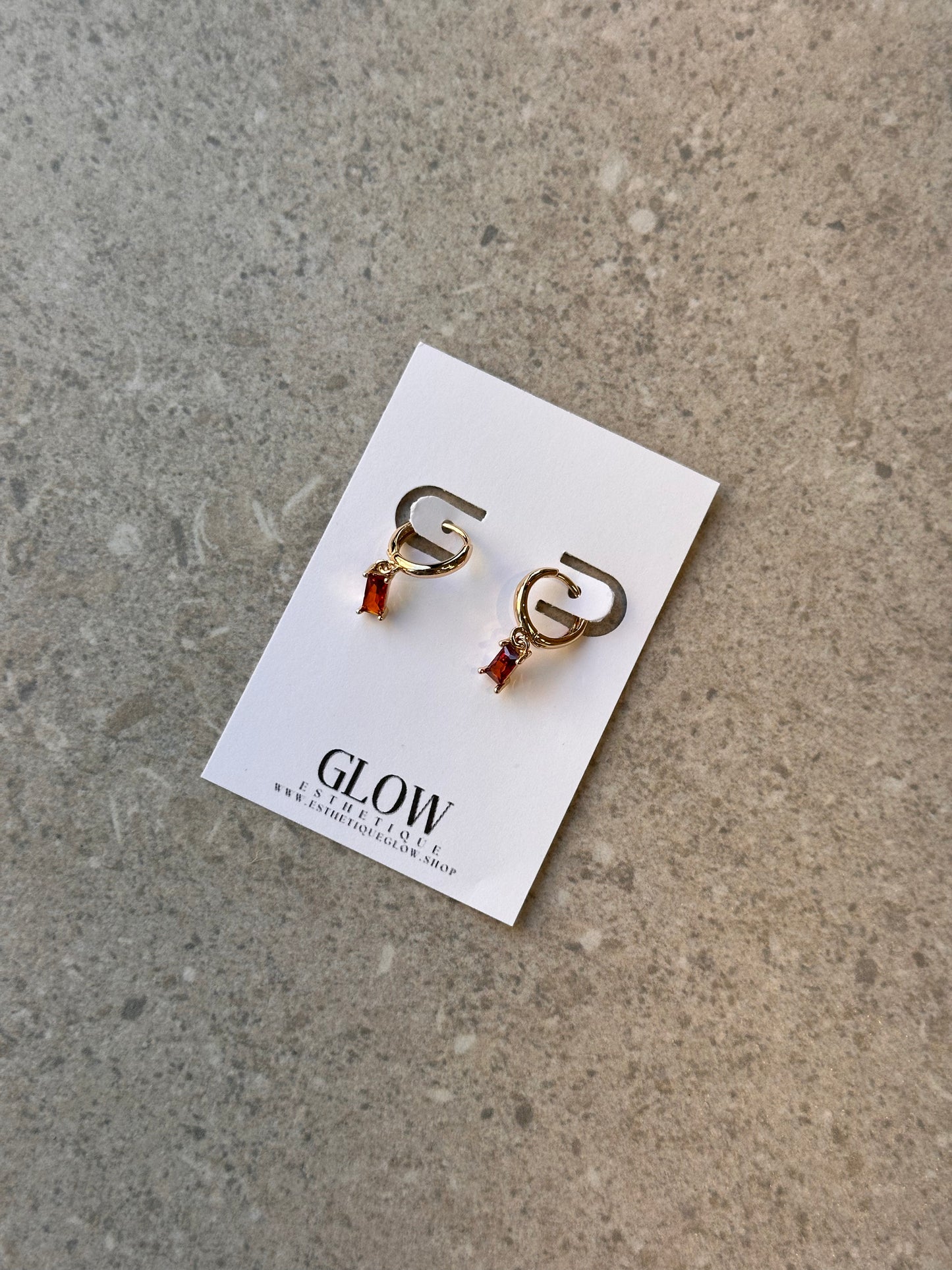 Boucles d’oreilles Gia Orange - Or