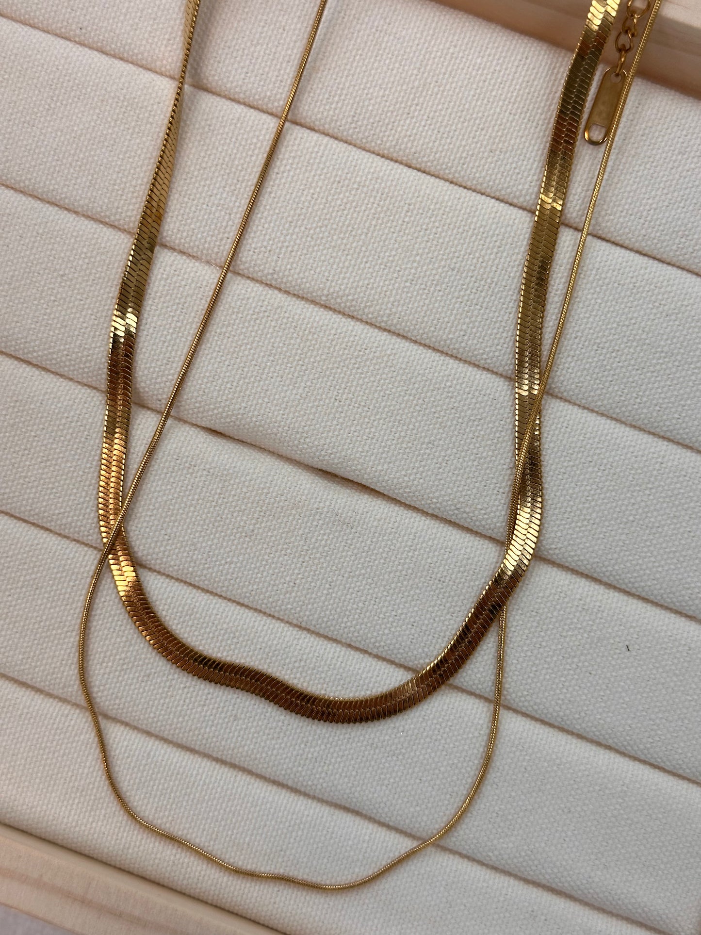 Collier Cléopâtre Double - Or