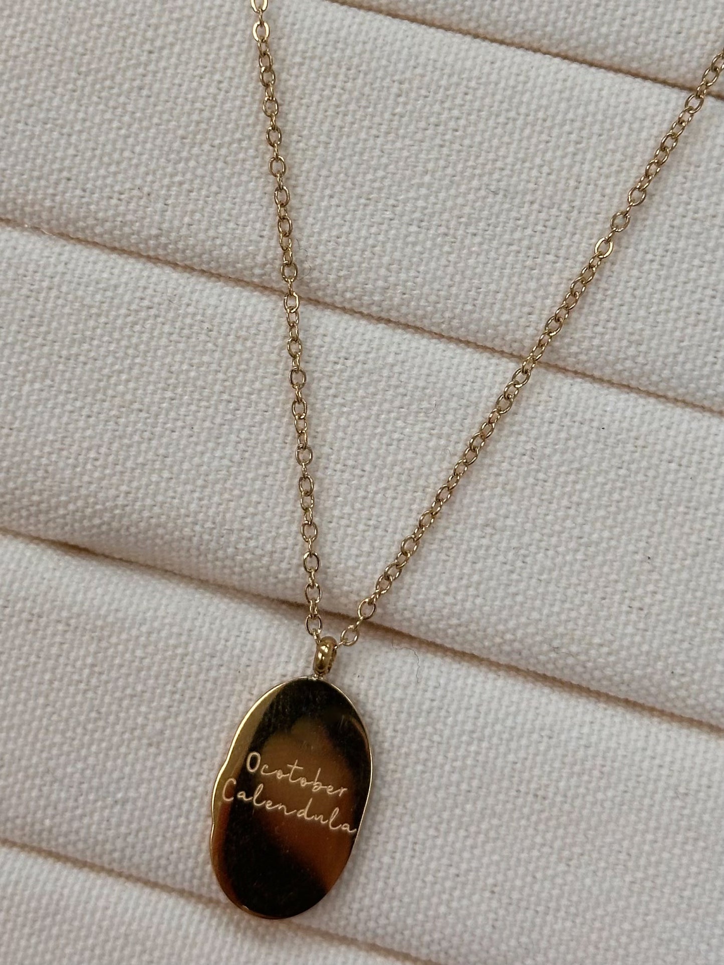 Collier Fleur Octobre - Or