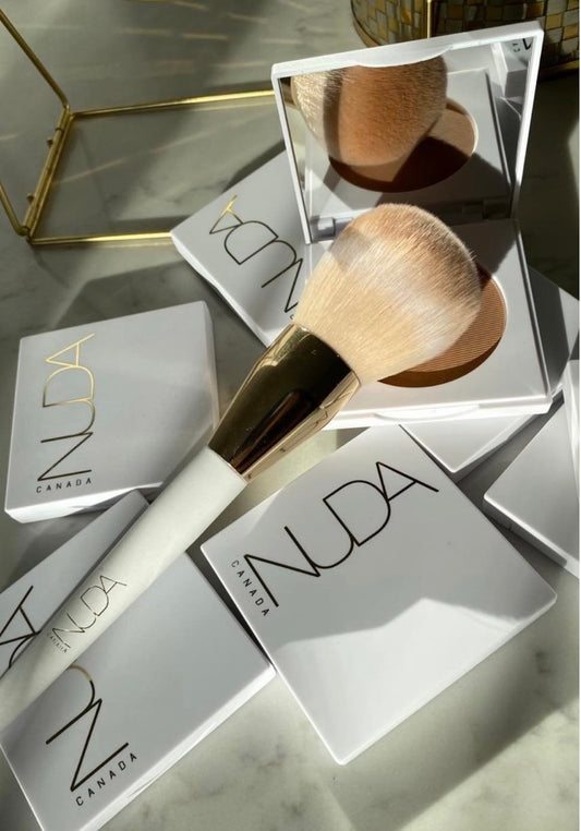 Pinceau à poudre bronzante