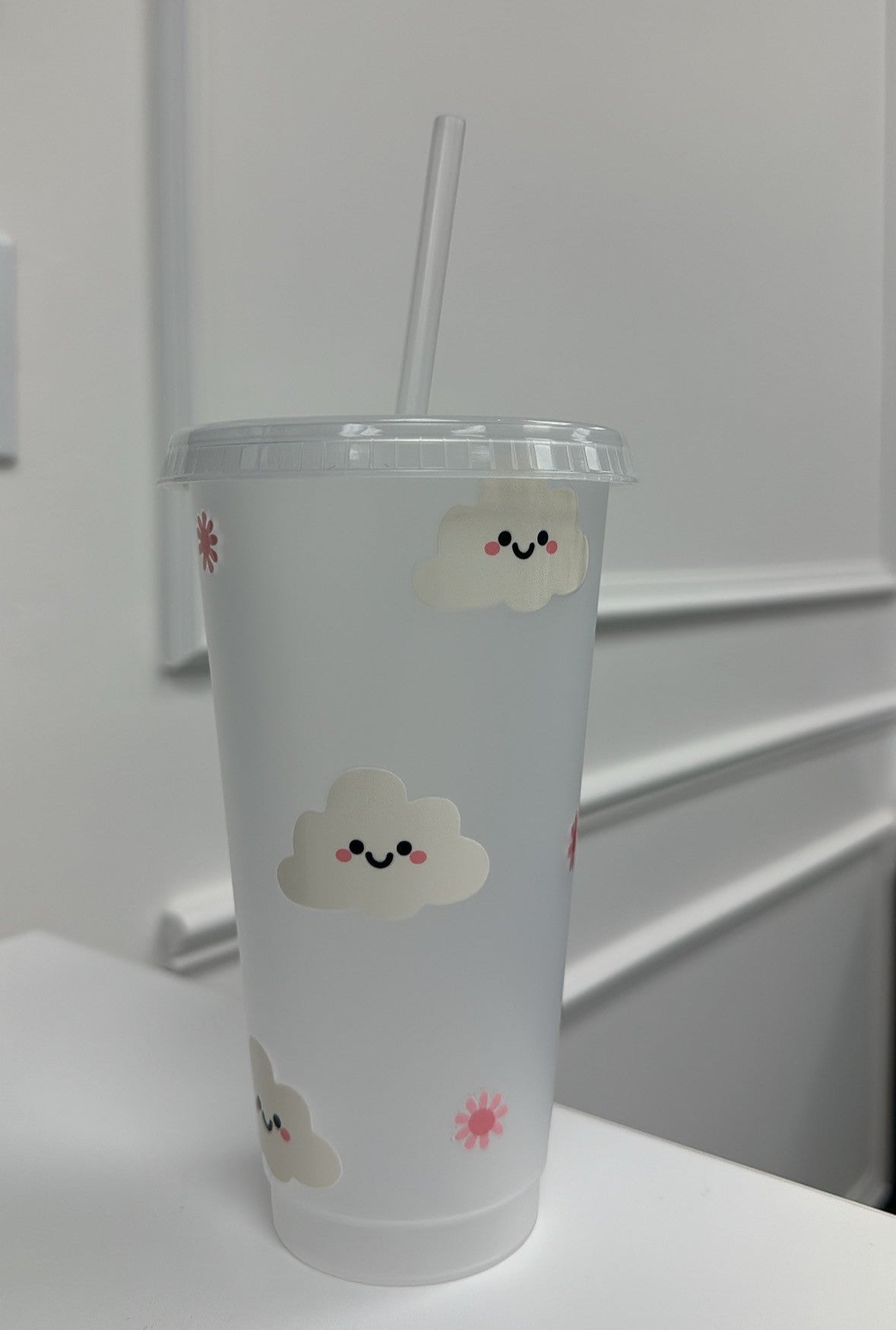 Verre plastique - Nuages