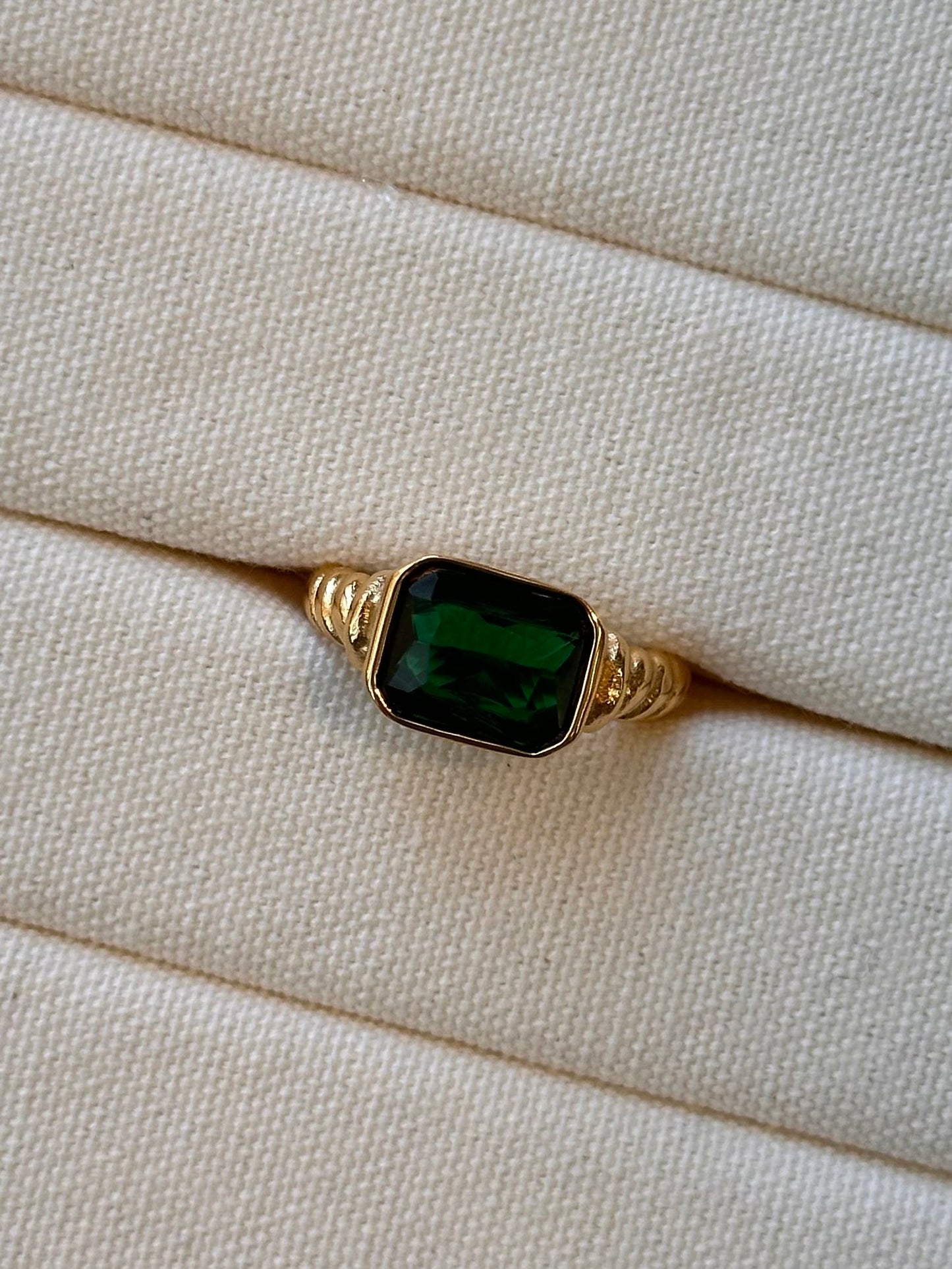 Bague Emerald - Or