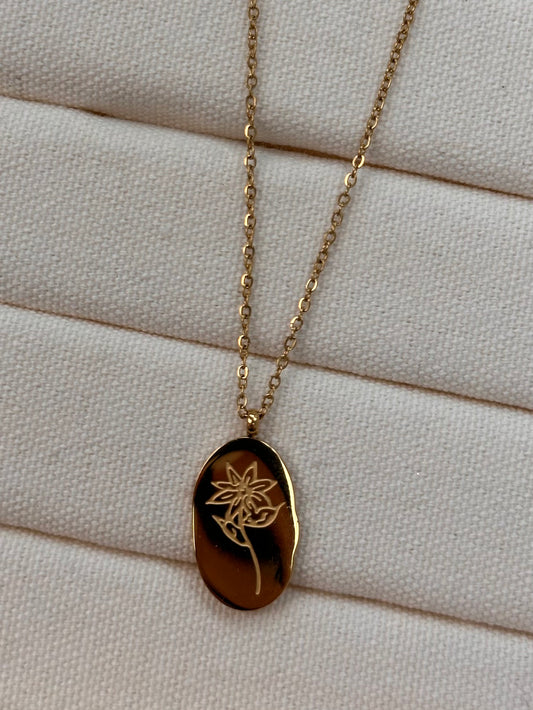 Collier Fleur Mai - Or