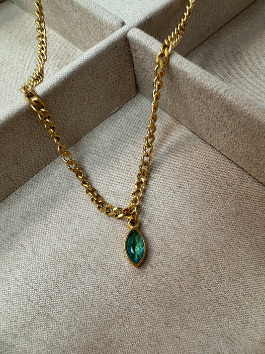 Collier Aqua - Or